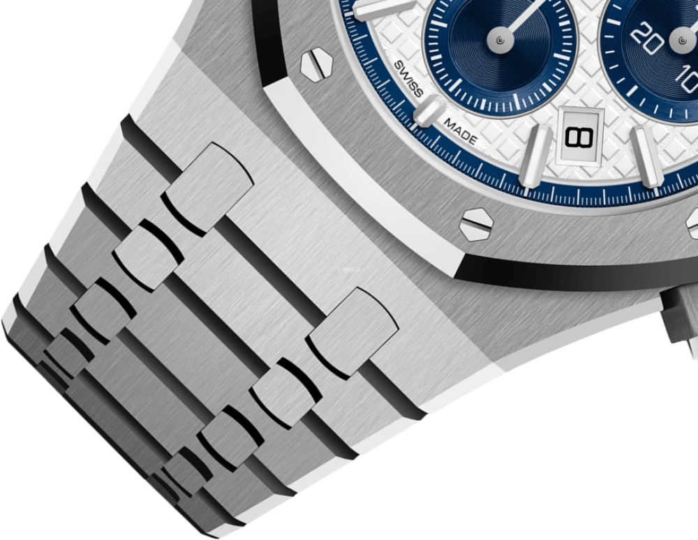 Audemars Piguet,Royal Oak 38mm,38mm,Stainless Steel,Silver,White,Automatic,Chronograph,Day,26315ST,26315ST.OO.1256ST.01