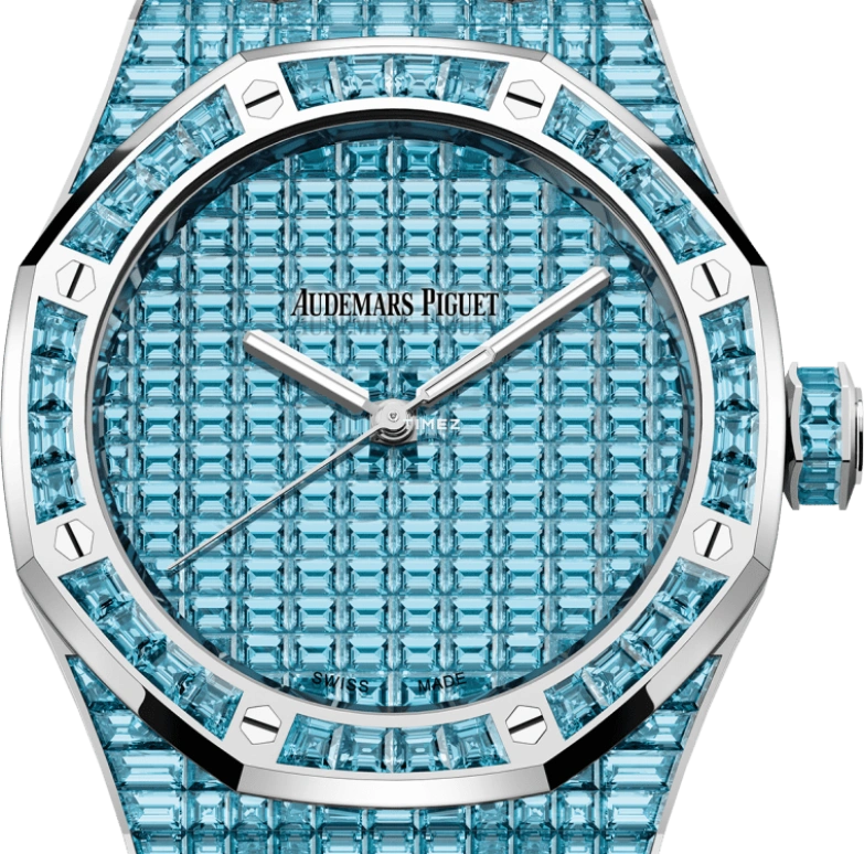 Audemars Piguet,Royal Oak 41mm,41mm,White Gold,Blue,Automatic,70hours,In-house Caliber,15514BC,15514BC.TO.1284BC.01 50th
