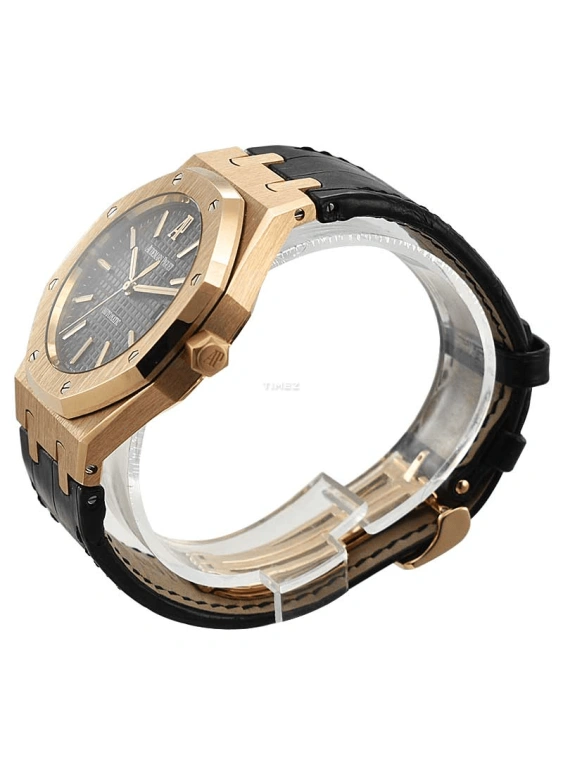 Audemars Piguet,Royal Oak 39mm,39mm,Rose Gold,Black,Automatic,Day,60hours,153000R,153000R.OO.D002CR.01
