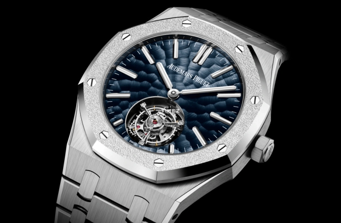 Audemars Piguet,Royal Oak 41mm,41mm,White Gold,Blue,Automatic,Tourbillon,65hours,26730BC,26730BC.GG.1320BC.01