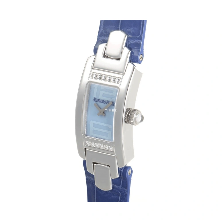 Audemars Piguet,Other 20x36mm,20x36mm,White Gold,Blue,Quartz,Sapphire,Rectangular,67461BC,67461BC.ZZ.A023LZ.01