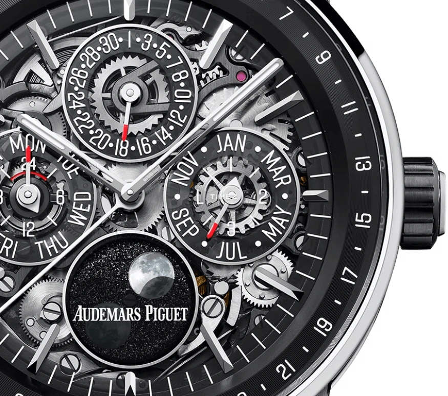 Audemars Piguet,CODE 11.59 41mm,41mm,White Gold,Silver,Automatic,Moonphase,Perpetual Calendar,Leap Year,Month,55hours,In-house Caliber,26443NB,26443NB.OO.D002CR.01