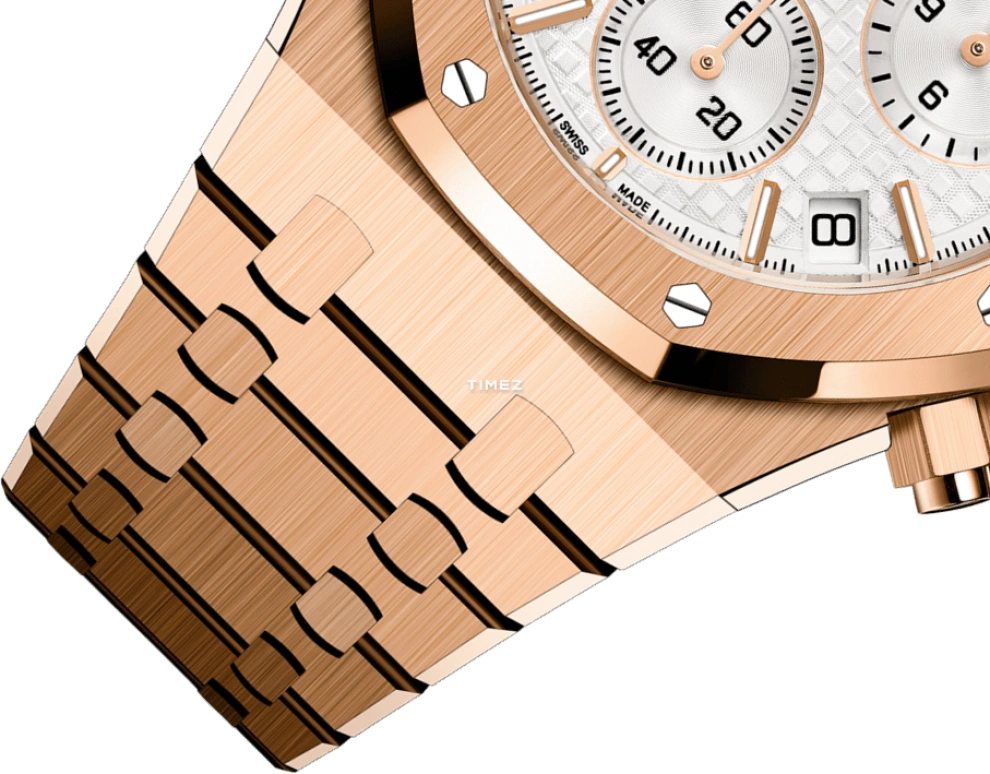 Audemars Piguet,Royal Oak 41mm,41mm,Rose Gold,Silver,White,Automatic,Chronograph,Day,Flyback,Bradley Beal,26240OR,26240OR.OO.1320OR.07