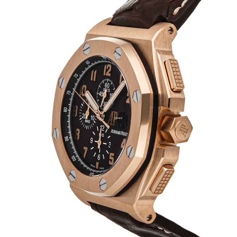 Audemars Piguet,Royal Oak Offshore 48mm,48mm,Pink Gold,Black,Automatic,Chronograph,Day,26159OR,26159OR.OO.A801CR.01