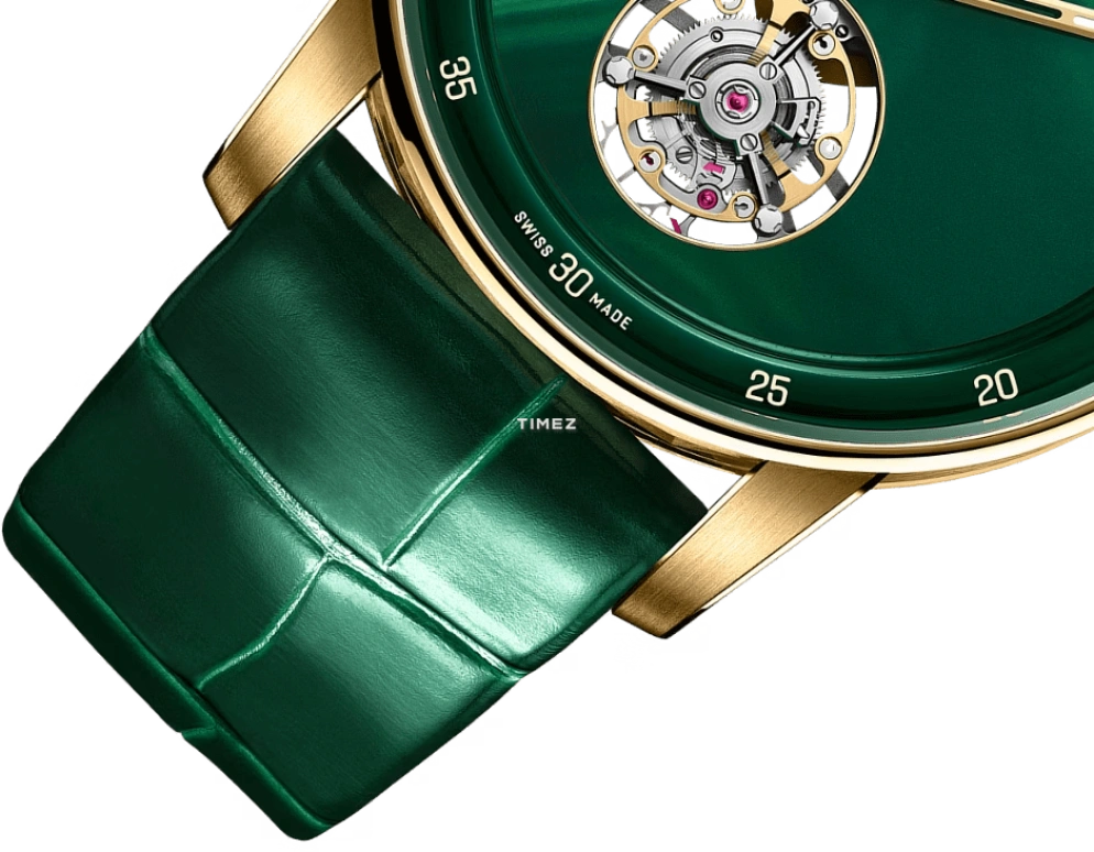 Audemars Piguet,CODE 11.59 38mm,38mm,Yellow Gold,Green,Automatic,Tourbillon,50hours,26665BA,26665BA.OO.D412CR.01