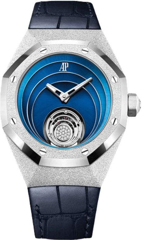 Audemars Piguet,Royal Oak Concept 38.50mm,38.50mm,White Gold,Blue,Handwound,Tourbillon,72hours,26630BC,26630BC.GG.D326CR.01