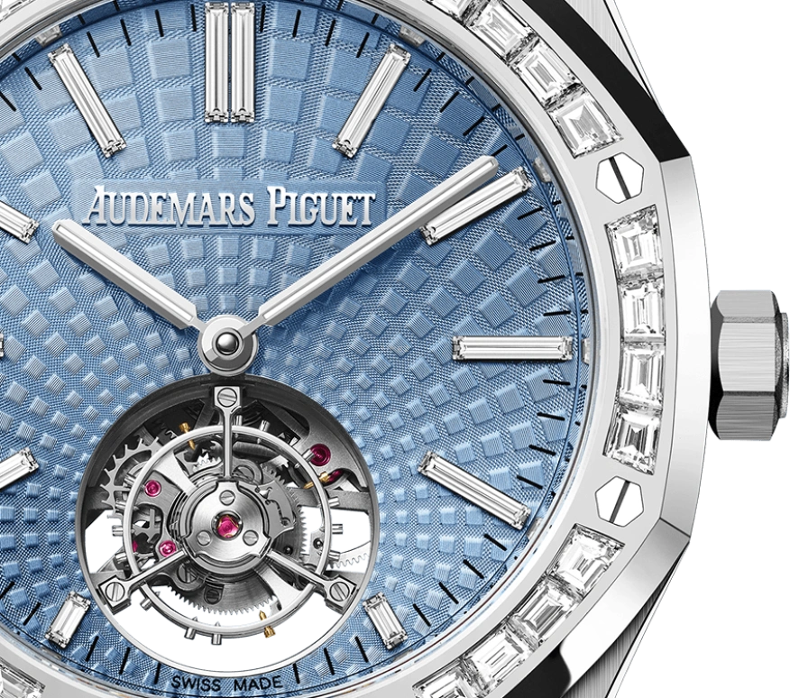 Audemars Piguet,Royal Oak 41mm,41mm,Platinum,Blue,Automatic,Tourbillon,65hours,El Ozo,26535PT,26535PT.ZZ.1220PT.01