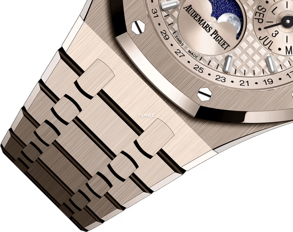 Audemars Piguet,Royal Oak 41mm,41mm,Sand Gold,Sand,Automatic,Moonphase,Perpetual Calendar,Leap Year,Month,55hours,In-house Caliber,26674SG,26674SG.OO.1320SG.01