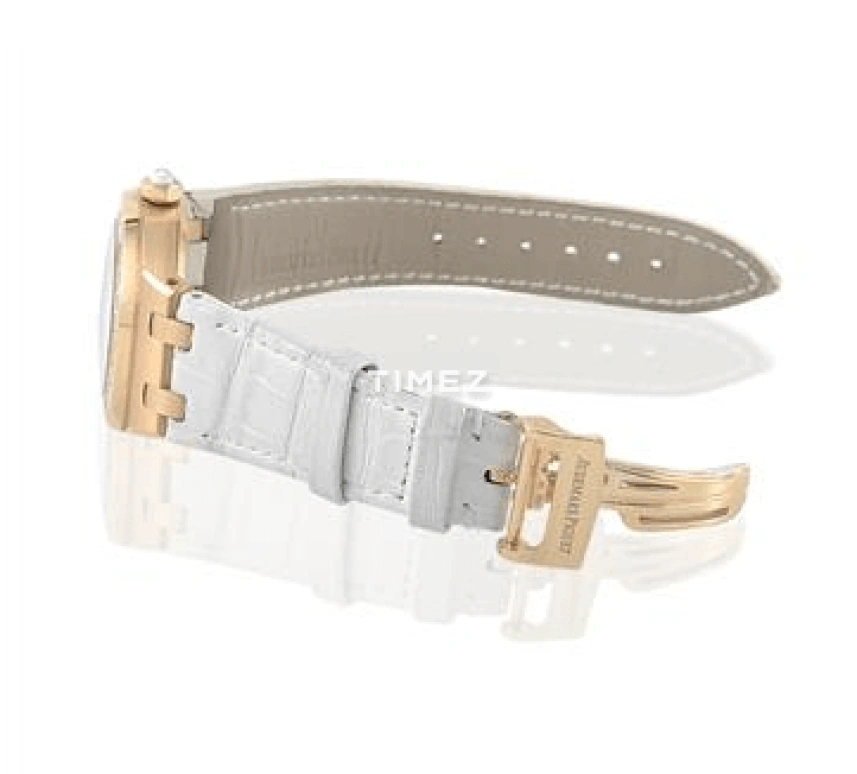 Audemars Piguet,Royal Oak 33mm,33mm,Rose Gold,White,Automatic,Day,Sapphire,Crystal Glass,77331OR,77331OR.ZZ.D002CR.01