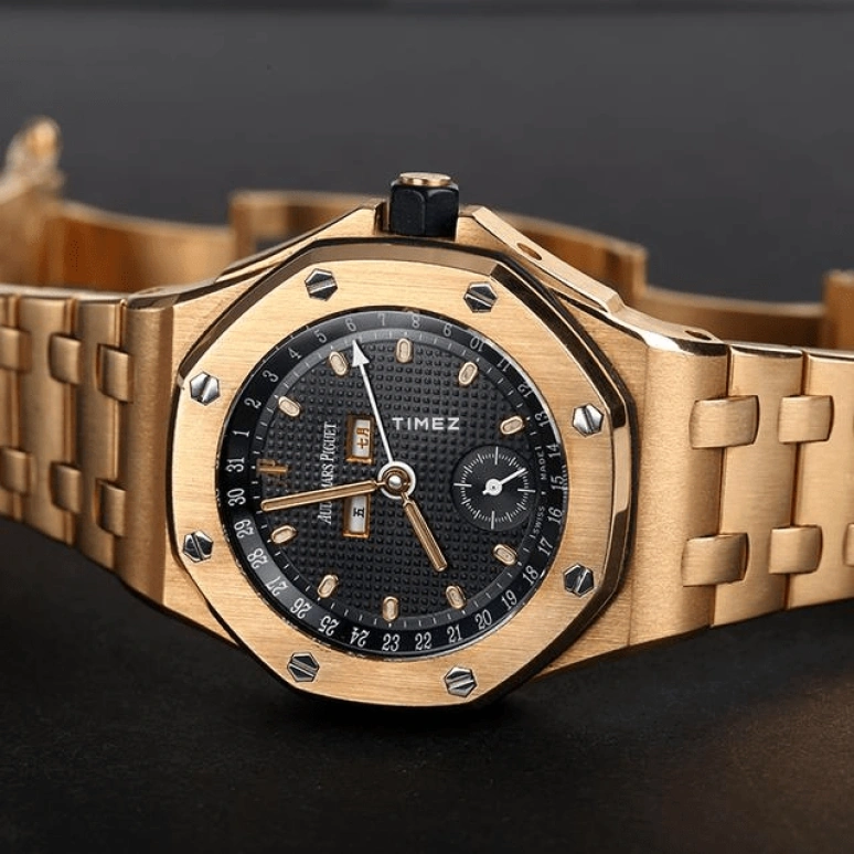 Audemars Piguet,Royal Oak Offshore 38mm,38mm,Rose Gold,Black,Automatic,Annual Calendar,Month,Date,Day,38hours,In-house Caliber,25820OR,25820OR.O.1010OR.01
