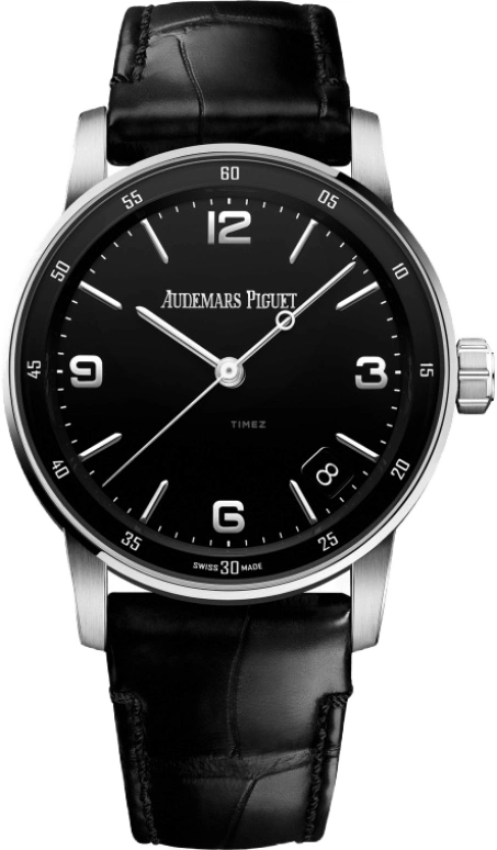 Audemars Piguet,CODE 11.59 41mm,41mm,White Gold,Black,Automatic,Day,70hours,15210BC,15210BC.OO.A002CR.01