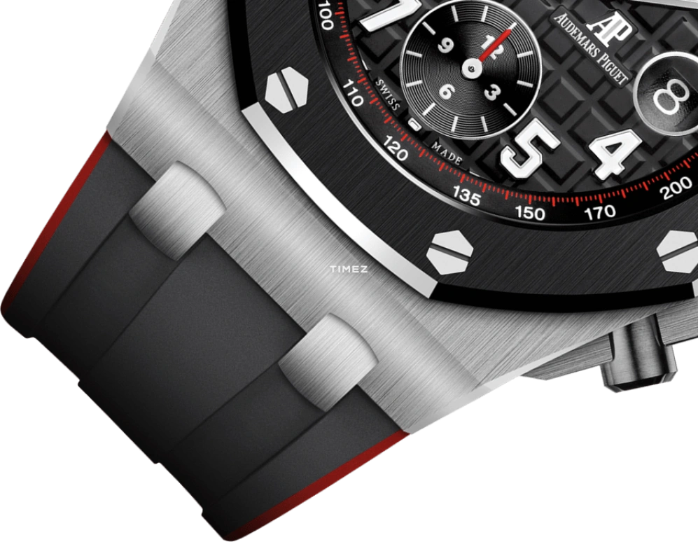 Audemars Piguet,Royal Oak Offshore 42mm,42mm,Stainless Steel,Black,Automatic,Chronograph,Day,26470SO,26470SO.OO.A002CA.01.A