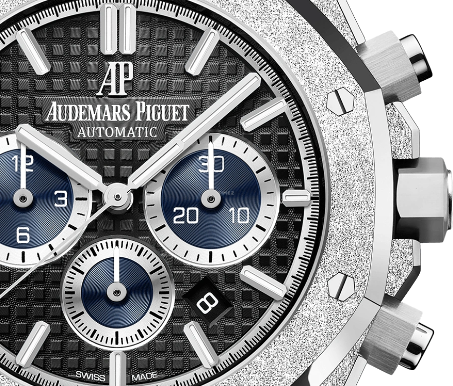 Audemars Piguet,Royal Oak 41mm,41mm,White Gold,Black,Automatic,Chronograph,Day,26331BC,26331BC.GG.1224BC.03