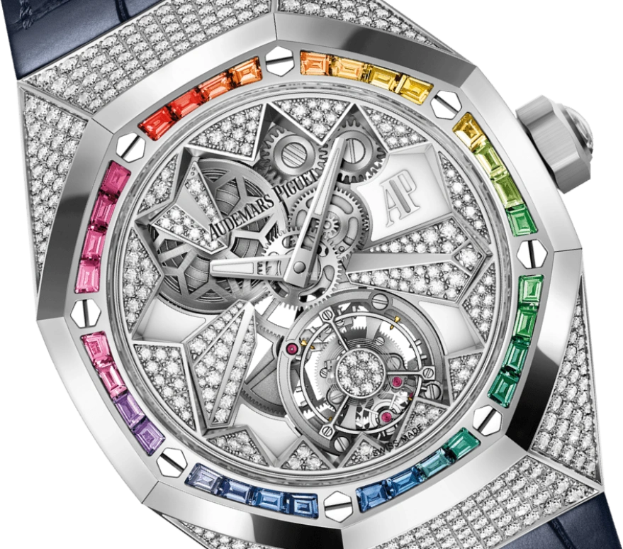 Audemars Piguet,Royal Oak Concept 38.50mm,38.50mm,White Gold,Skeleton,Silver,Handwound,Tourbillon,72hours,26229BC,26229BC.ZY.D326CR.01