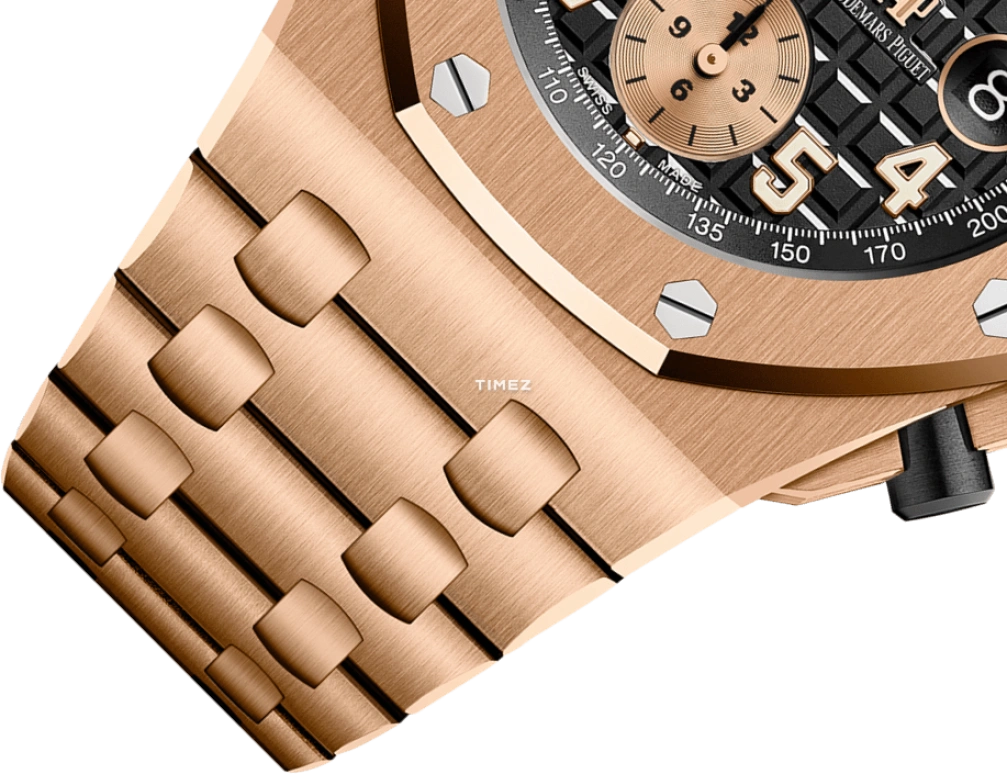Audemars Piguet,Royal Oak Offshore 42mm,42mm,Rose Gold,Black,Rose Gold,Automatic,Chronograph,Day,26470OR,26470OR.OO.1000OR.03.A