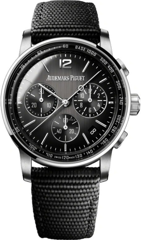 Audemars Piguet,CODE 11.59 41mm,41mm,Ceramic,White Gold,Grey,Automatic,Chronograph,Day,Flyback,26393NB,26393NB.OO.A002KB.01