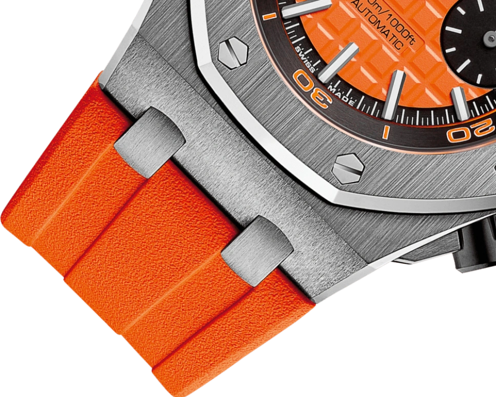 Audemars Piguet,Royal Oak Offshore 42mm,42mm,Stainless Steel,Orange,Automatic,Chronograph,50hours,Alperen Sengun,26703ST,26703ST.OO.A070CA.01