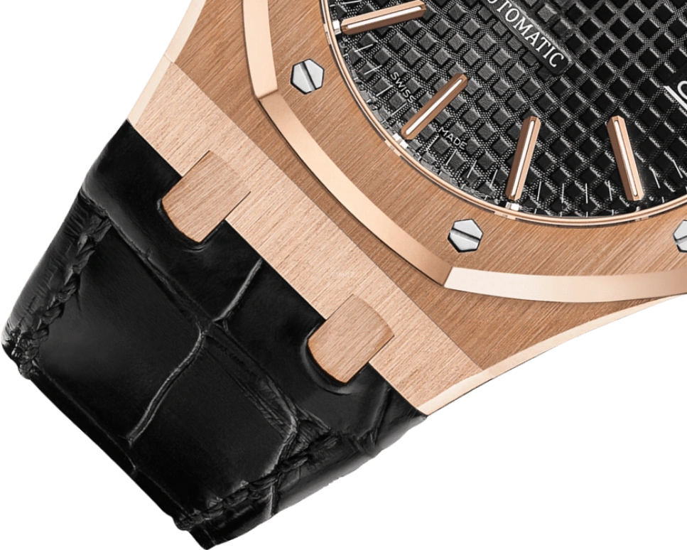 Audemars Piguet,Royal Oak 41mm,41mm,Rose Gold,Black,Automatic,Day,60hours,Malik Nabers,15400OR,15400OR.OO.D002CR.01