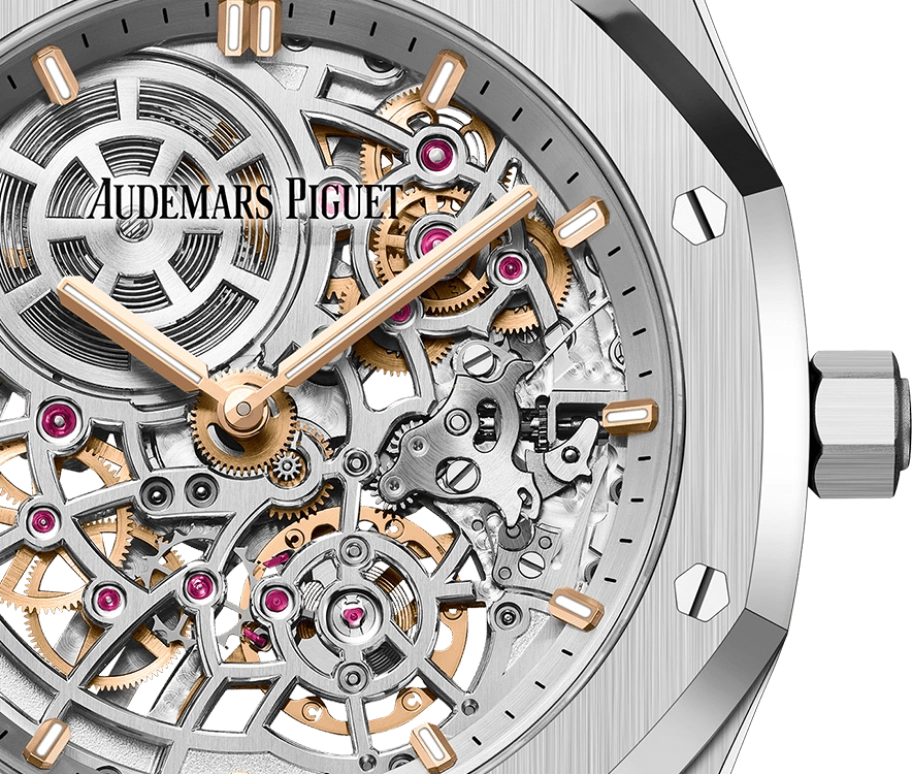Audemars Piguet,Royal Oak 39mm,39mm,Stainless Steel,Skeleton,Automatic,55hours,In-house Caliber,16204ST,16204ST.OO.1240ST.01 50th