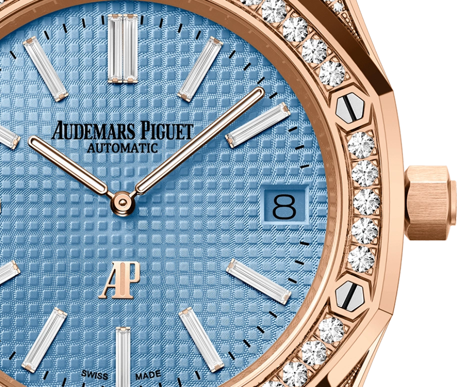 Audemars Piguet,Royal Oak 39mm,39mm,Pink Gold,Blue,Automatic,Day,40hours,15202OR,15202OR.ZZ.1241OR.01