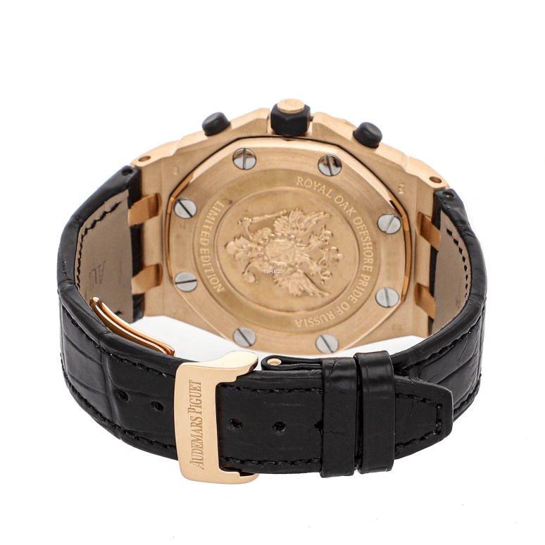 Audemars Piguet,Royal Oak Offshore 44mm,44mm,Pink Gold,Silver,White,Automatic,Chronograph,Day,26061OR,26061OR.OO.D002CR.01