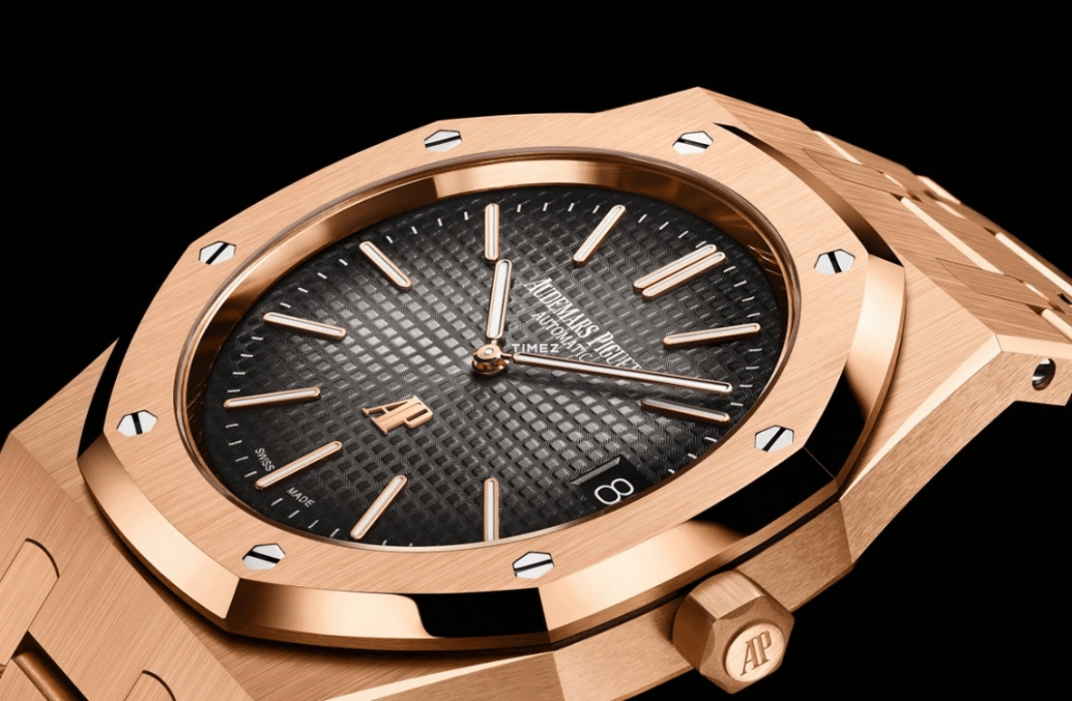 Audemars Piguet,Royal Oak 39mm,39mm,Rose Gold,Grey,Automatic,Day,55hours,Belcalis Marlenis Almánzar,Cardi B,Bardi,16202OR,16202OR.OO.1240OR.02