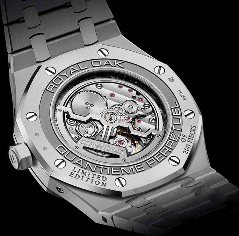 Audemars Piguet,Royal Oak 41mm,41mm,White Gold,Blue,Automatic,Moonphase,Perpetual Calendar,Leap Year,Month,40hours,In-house Caliber,John Mayer,Ed Sheeran,Luke Combs,26574BC,26574BC.OO.1220BC.02