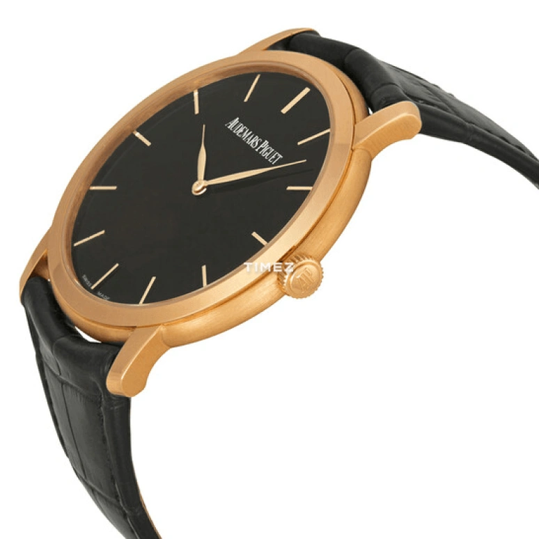Audemars Piguet,Jules Audemars 41mm,41mm,Rose Gold,Black,Automatic,40hours,In-house Caliber,15180OR,15180OR.OO.A0021CR.01