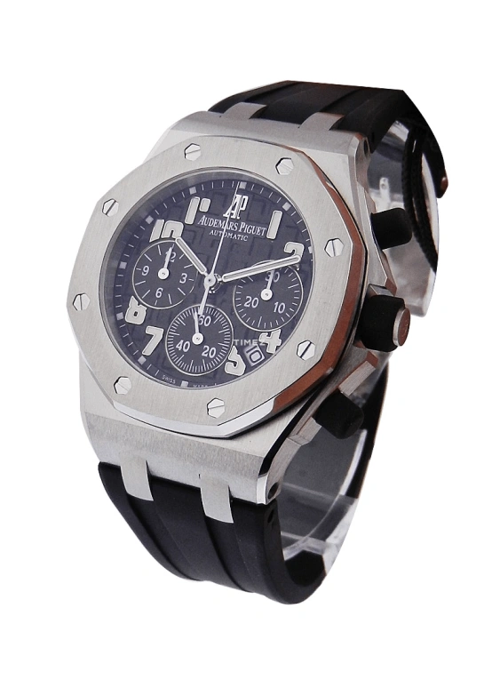 Audemars Piguet,Royal Oak Offshore 37mm,37mm,Stainless Steel,Black,Automatic,Chronograph,Day,26283ST,26283ST.DD.D002CA.01