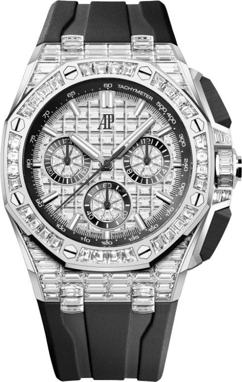 Audemars Piguet,Royal Oak Offshore 43mm,43mm,White Gold,Black,Automatic,Chronograph,70hours,26425BC,26425BC.ZZ.D002CA.02
