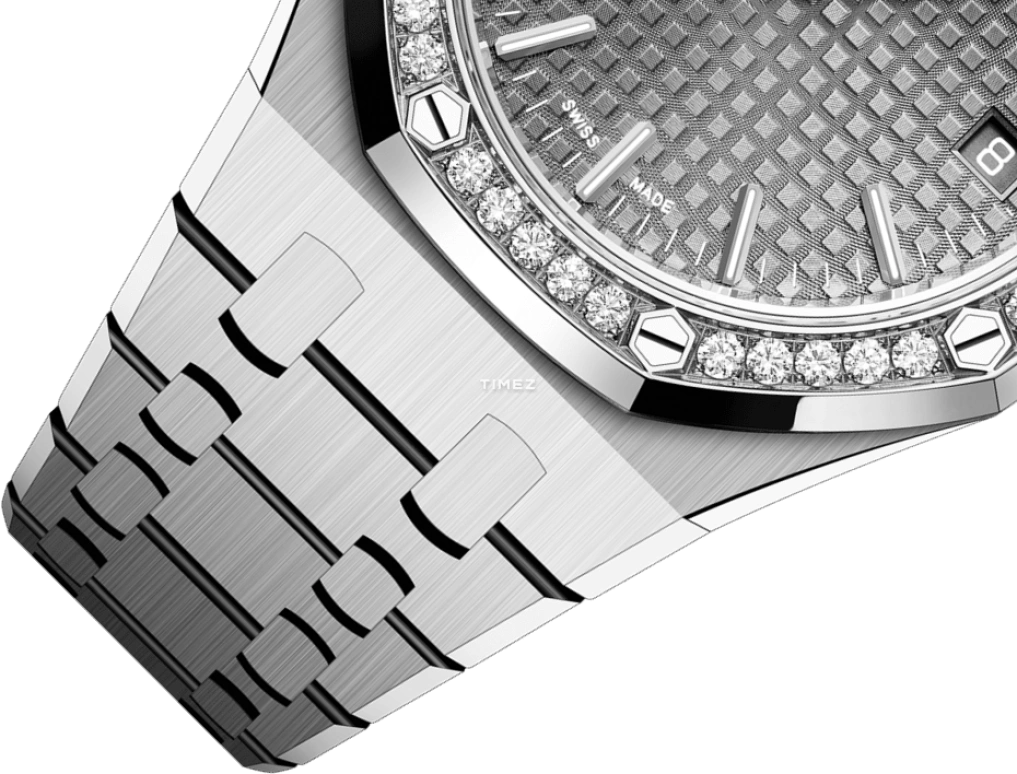 Audemars Piguet,Royal Oak 37mm,37mm,Stainless Steel,Grey,Automatic,Day,60hours,15551ST,15551ST.ZZ.1356ST.06