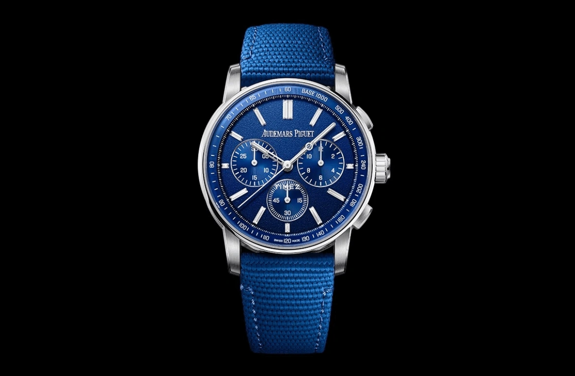 Audemars Piguet,CODE 11.59 41mm,41mm,White Gold,Ceramic,Blue,Automatic,Chronograph,Flyback,26439NB,26439NB.OO.A346KB.01