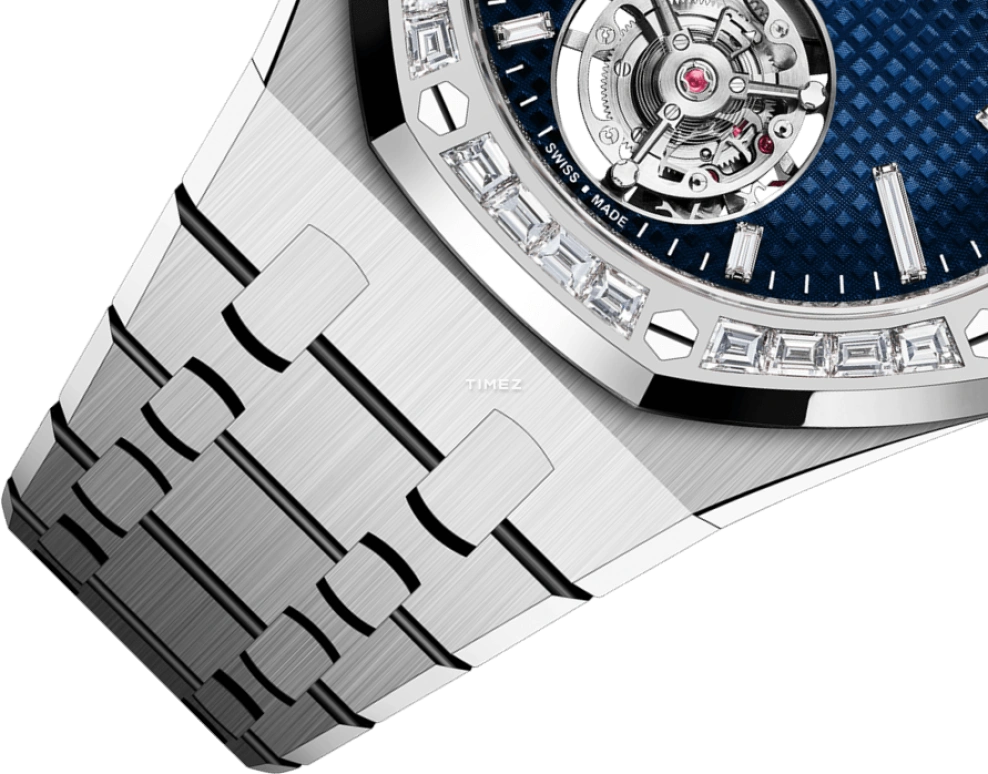 Audemars Piguet,Royal Oak 37mm,37mm,White Gold,Blue,Automatic,Tourbillon,50hours,Chocolate Droppa,Kevin Hart,Lil Kev,26660BC,26660BC.ZZ.1356BC.01