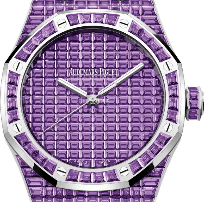 Audemars Piguet,Royal Oak 41mm,41mm,White Gold,Purple,Automatic,70hours,In-house Caliber,15514BC,15514BC.AY.1284BC.01 50th