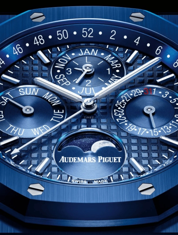 Audemars Piguet,Royal Oak 41mm,41mm,Ceramic,Blue,Automatic,Moonphase,Perpetual Calendar,Leap Year,Month,40hours,In-house Caliber,Virgil van Dijk,stevenzhang91,LeBron James,Steven Zhang,Kyle Lowry,26579CS,26579CS.OO.1225CS.01