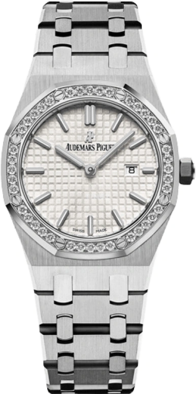 Audemars Piguet,Royal Oak 33mm,33mm,Stainless Steel,Silver,Quartz,Day,In-house Caliber,67651ST,67651ST.ZZ.1261ST.01
