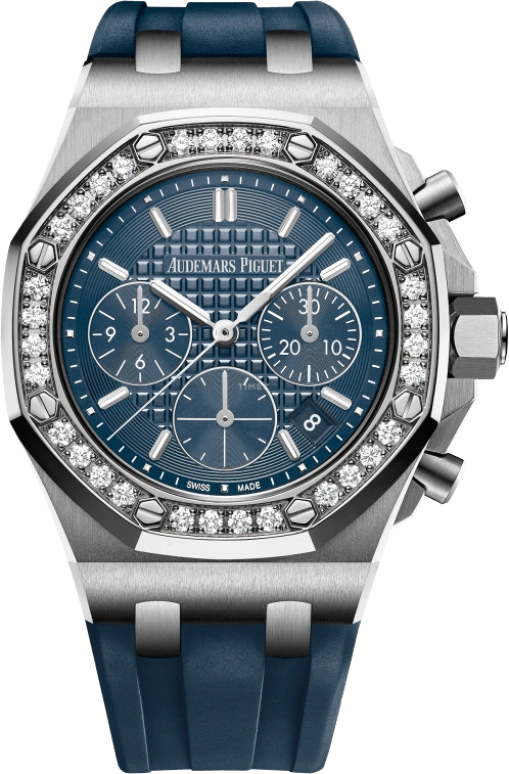 Audemars Piguet,Royal Oak Offshore 37mm,37mm,Stainless Steel,Blue,Automatic,Chronograph,Day,26231ST,26231ST.ZZ.D027CA.01