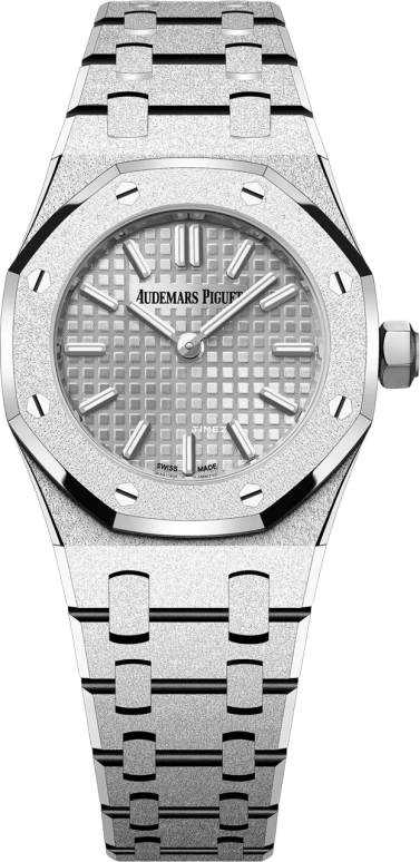 Audemars Piguet,Royal Oak 23mm,23mm,White Gold,Silver,Quartz,In-house Caliber,Sapphire,67630BC,67630BC.GG.1312BC.01-C