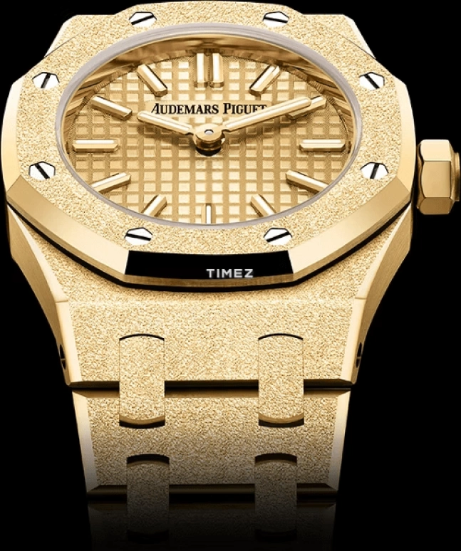 Audemars Piguet,Royal Oak 23mm,23mm,Yellow Gold,Gold,Quartz,In-house Caliber,Sapphire,Crystal Glass,67630BA,67630BA.GG.1312BA.01-C