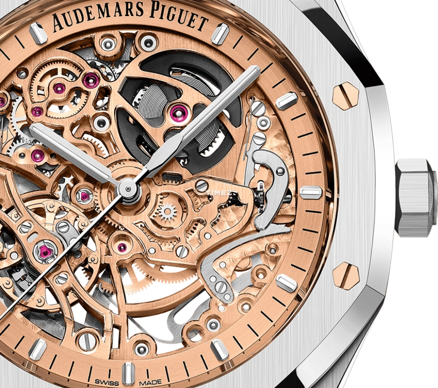 Audemars Piguet,Royal Oak 41mm,41mm,Stainless Steel,Rose Gold,Automatic,Double Balance,45hours,Michael Jordan,Air Jordan,flying man,G.O.A.T.,M.J.,15407ST,15407ST.OO.1220ST.02