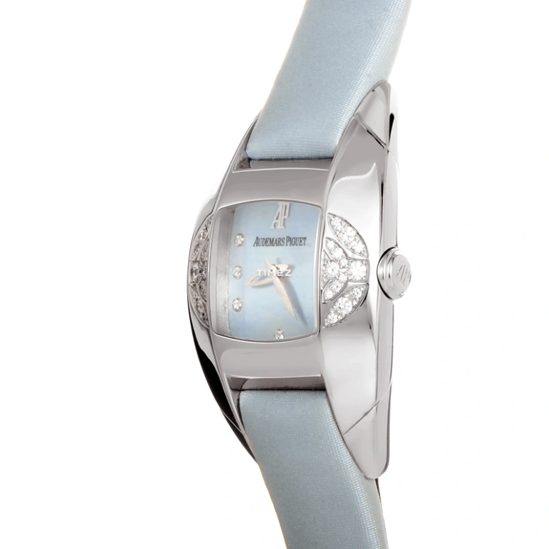 Audemars Piguet,Millenary 26mm,26mm,White Gold,Blue,Quartz,Sapphire,Crystal Glass,Other,67438BC,67438BC.ZZ.A021SU.01