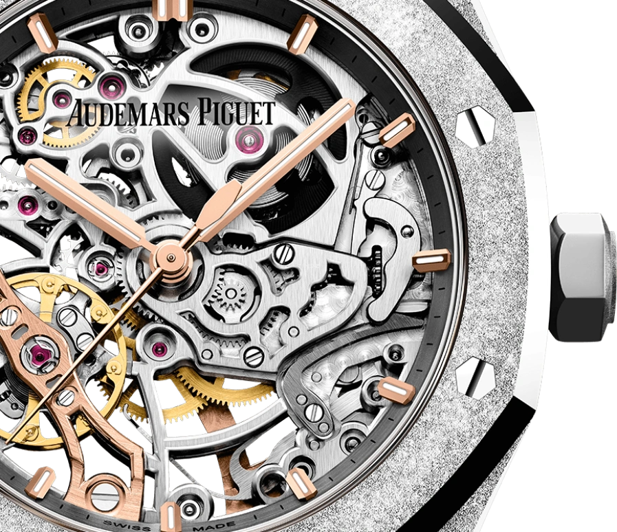Audemars Piguet,Royal Oak 37mm,37mm,White Gold,Skeleton,Automatic,45hours,In-house Caliber,Cardi B,15466BC,15466BC.GG.1259BC.01