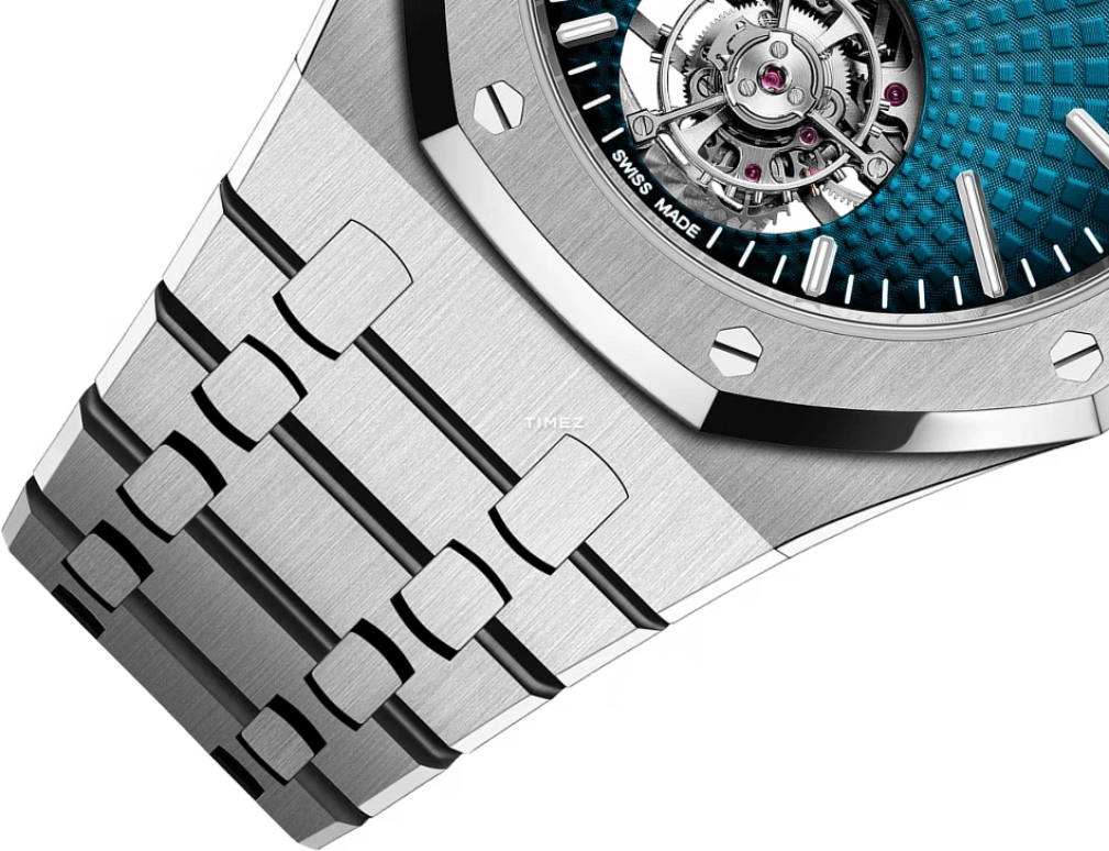 Audemars Piguet,Royal Oak 41mm,41mm,Stainless Steel,Blue,Gradient,Automatic,Tourbillon,Sapphire,Crystal Glass,26530ST,26530ST.OO.1220ST.99
