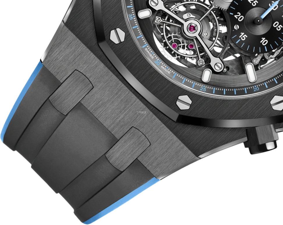 Audemars Piguet,Royal Oak 44mm,44mm,Titanium,Ceramic,Skeleton,Handwound,Chronograph,Tourbillon,26343CE,26343CE.OO.D002CA.02
