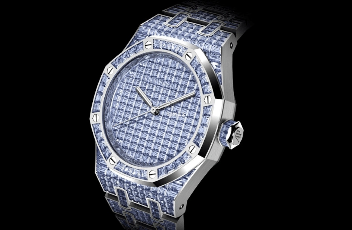 Audemars Piguet,Royal Oak 37mm,37mm,White Gold,Blue,Automatic,60hours,In-house Caliber,15554BC,15554BC.TF.1274BC.01