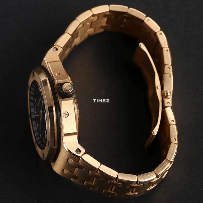 Audemars Piguet,Royal Oak Offshore 38mm,38mm,Rose Gold,Black,Automatic,Annual Calendar,Month,Date,Day,38hours,In-house Caliber,25820OR,25820OR.O.1010OR.01