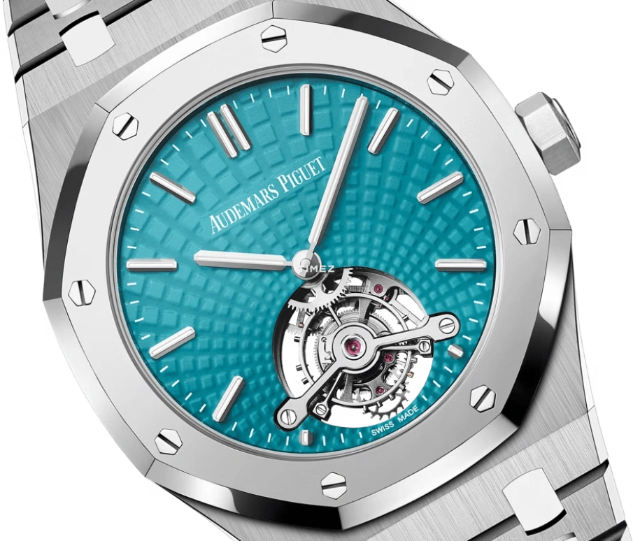 Audemars Piguet,Royal Oak 41mm,41mm,Titanium,Blue,Handwound,Tourbillon,70hours,26522IP,26522IP.OO.1220IP.01