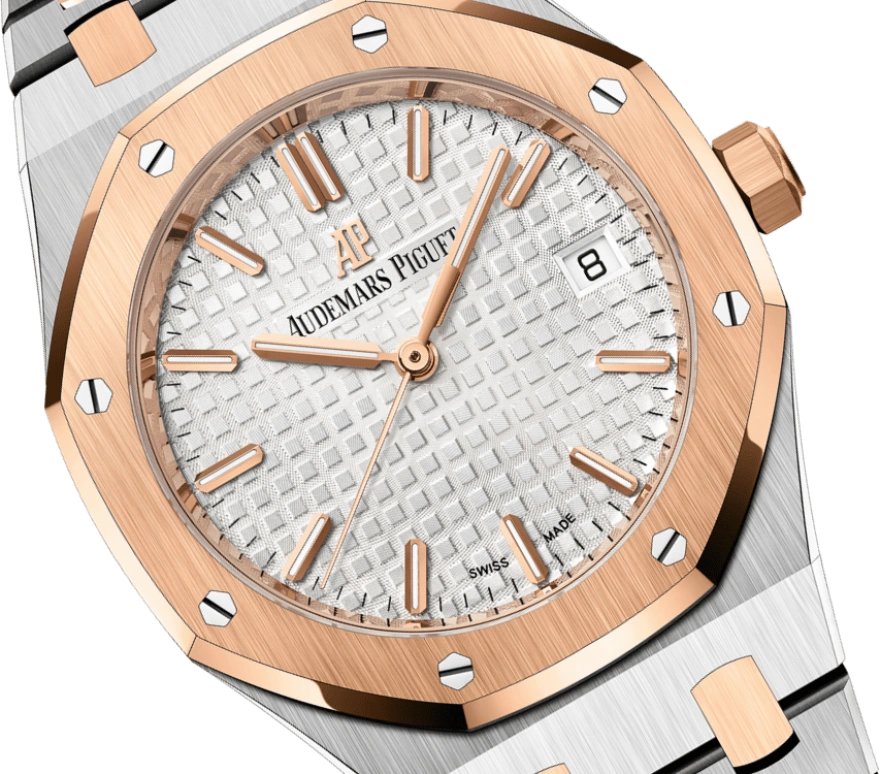 Audemars Piguet,Royal Oak 34mm,34mm,Stainless Steel,Silver,Automatic,Day,50hours,77350SR,77350SR.OO.1261SR.01