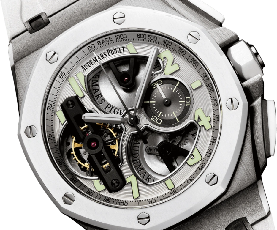 Audemars Piguet,Royal Oak Offshore 44mm,44mm,Titanium,Ceramic,Skeleton,Handwound,Chronograph,Tourbillon,26387IO,26387IO.OO.D010CA.01