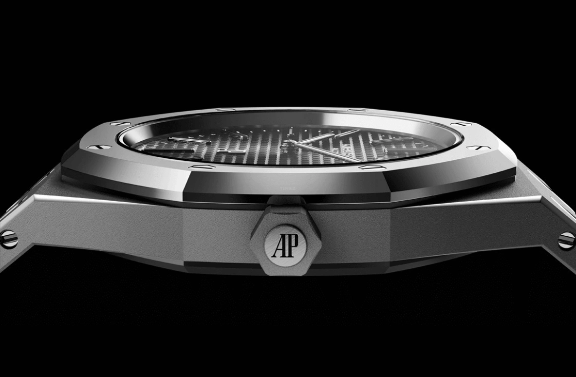 Audemars Piguet,Royal Oak 39mm,39mm,Titanium,BMG,Grey,Automatic,Day,40hours,15202XT,15202XT.GG.1240XT.99